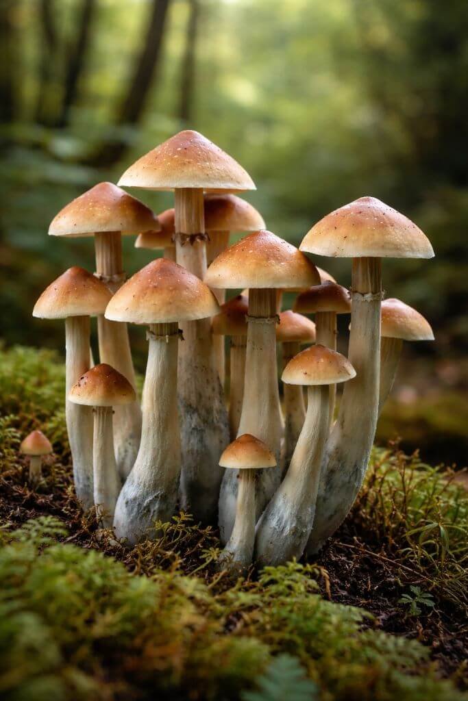 champignons champignons avec psilocibine