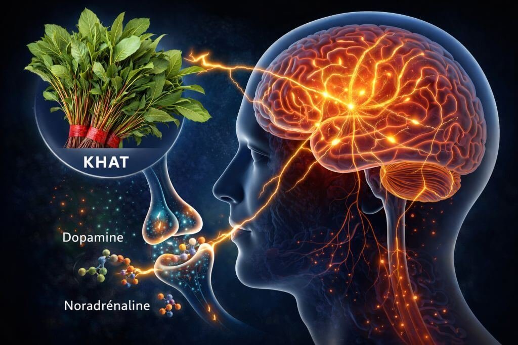 effet du khat sur le cerveau