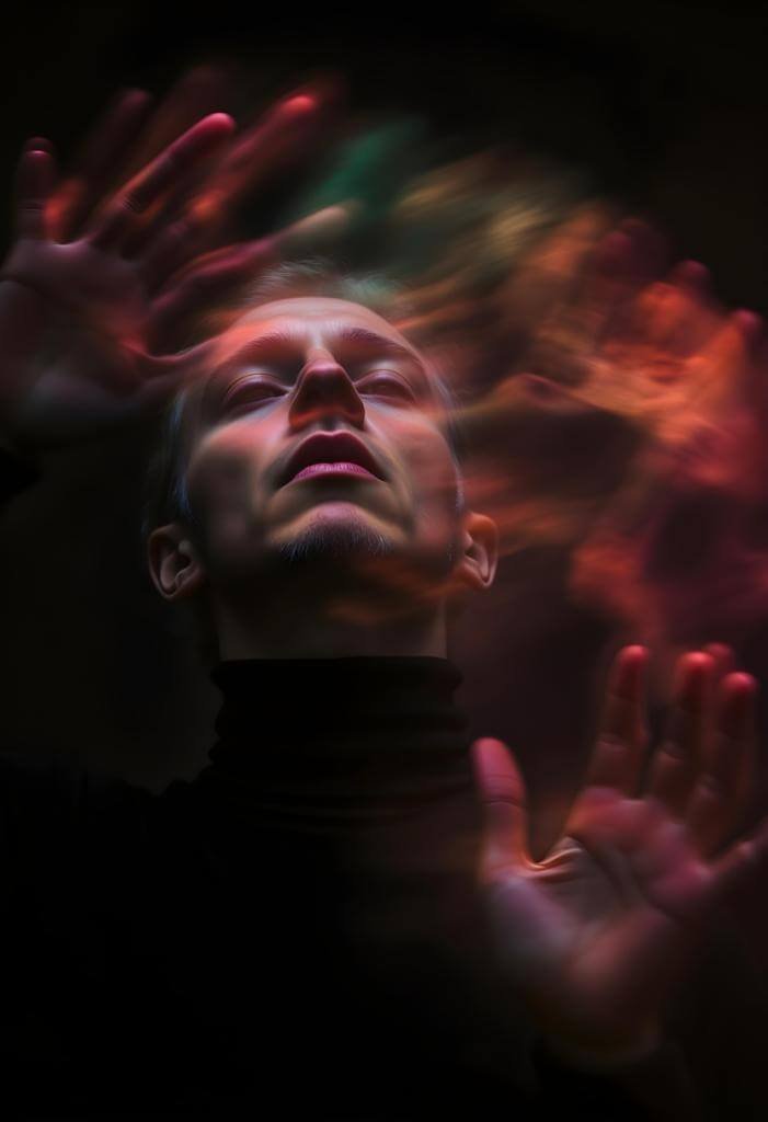 power-music-concept-portrait effets psychoactif de la psilocybine