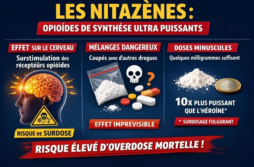 Nitazènes : les opioïdes de synthèse ultra-puissants