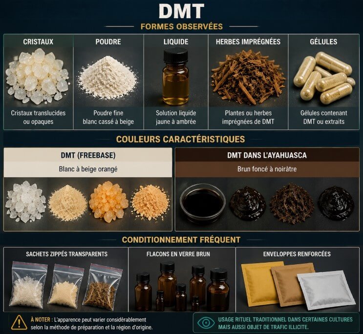 DMT formes rencontrees