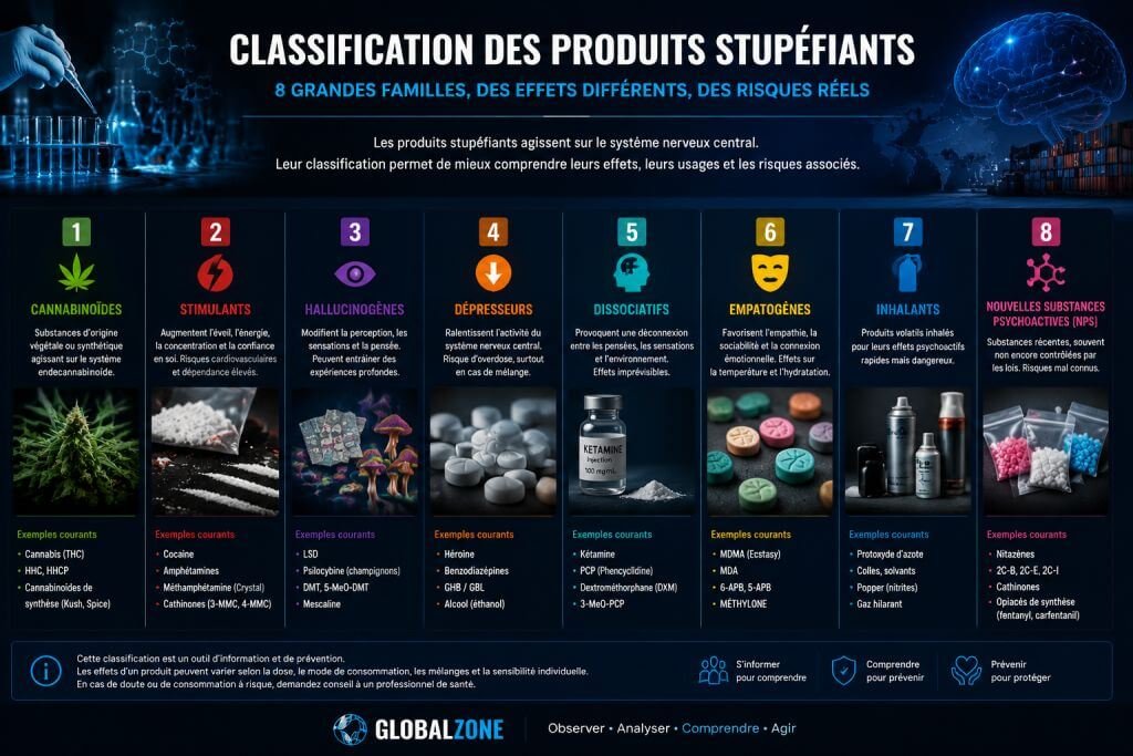 classificaation en 8 familles classification en 8 familles